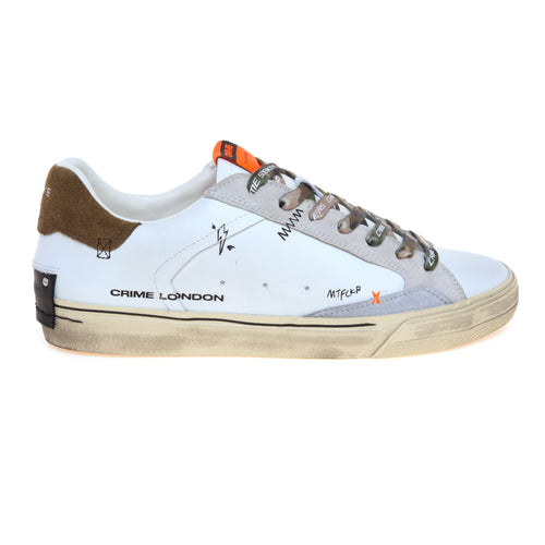 Sneaker Crime London Deconstructed in pelle e camoscio