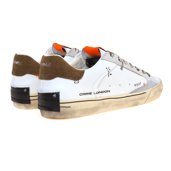 Sneaker Crime London Deconstructed in pelle e camoscio - 3