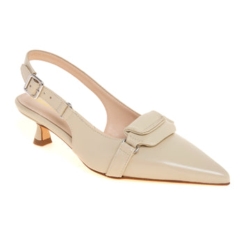 Sling-back Anna F. in nappa con tacco 45 mm - 4