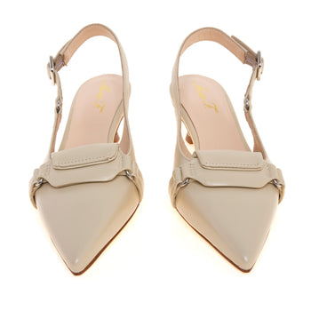 Sling-back Anna F. in nappa con tacco 45 mm - 5