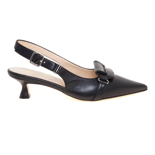 Sling-back Anna F. in nappa con tacco 45 mm
