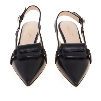 Sling-back Anna F. in nappa con tacco 45 mm - 5