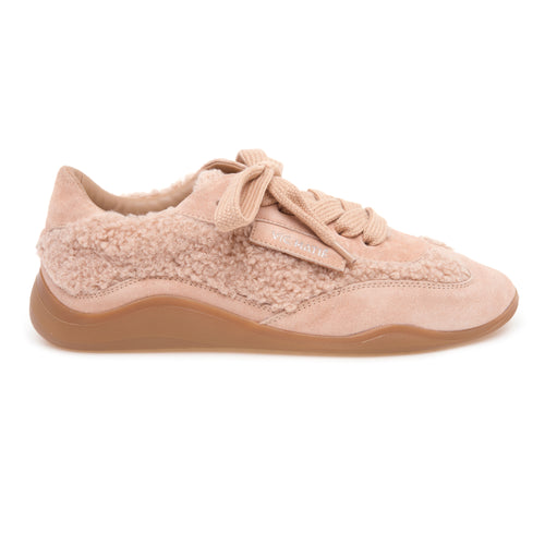 Sneaker Vic Matiè in camoscio e teddy con suola in gomma