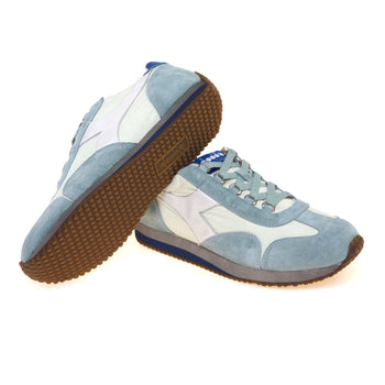 Sneaker Diadora Heritage Equipe Canvas in camoscio e tessuto stone washed - 4