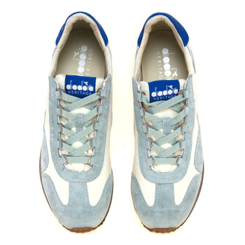 Sneaker Diadora Heritage Equipe Canvas in camoscio e tessuto stone washed - 5