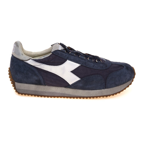 Sneaker Diadora Heritage Equipe Canvas in camoscio e tessuto stone washed