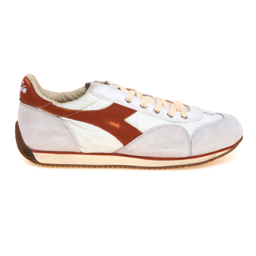 Sneaker Diadora Heritage Equipe Vela in camoscio e tessuto stone washed