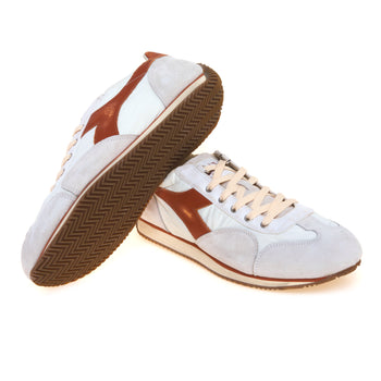 Sneaker Diadora Heritage Equipe Vela in camoscio e tessuto stone washed - 4