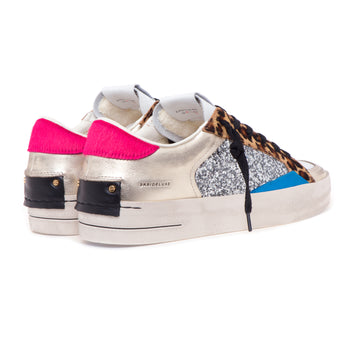 Sneaker Crime London "Skate Deluxe" in pelle e glitter - 3