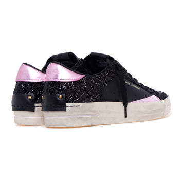 Sneaker Crime London "Skate Deluxe" in pelle e glitter - 3