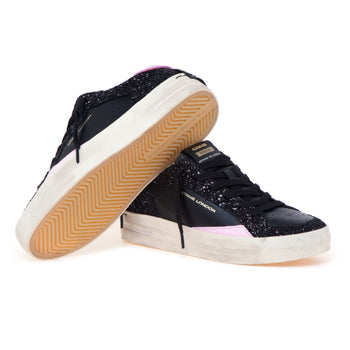 Sneaker Crime London "Skate Deluxe" in pelle e glitter - 4