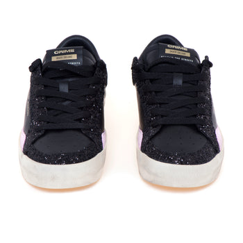 Sneaker Crime London "Skate Deluxe" in pelle e glitter - 5