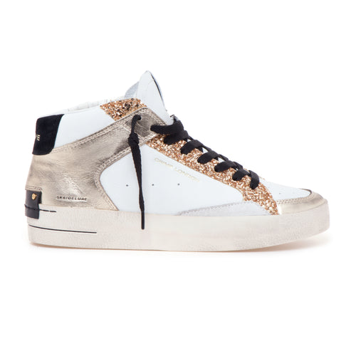 Sneaker Crime London Skate Deluxe Mid in pelle - 1