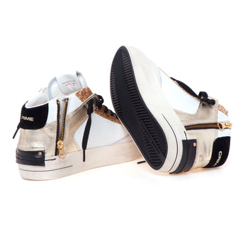 Sneaker Crime London Skate Deluxe Mid in pelle - 4