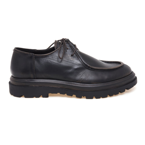 Stringata Pawelk's stile norvegese in pelle effetto vintage