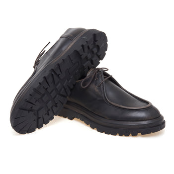 Stringata Pawelk's stile norvegese in pelle effetto vintage - 4