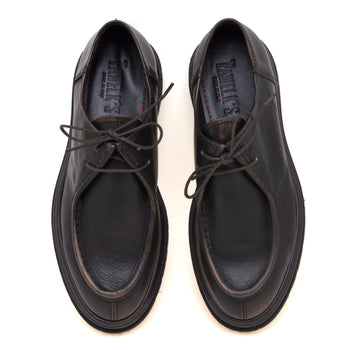 Stringata Pawelk's stile norvegese in pelle effetto vintage - 4