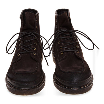 Stivaletto stile norvegese Pawelk's in camoscio ingrassato - 5