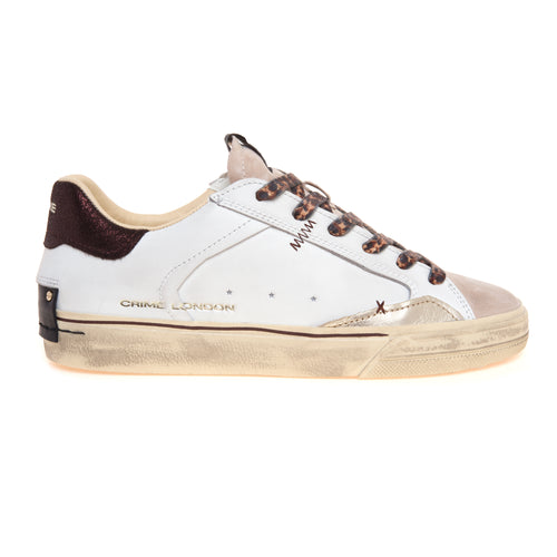 Sneaker Crime London Deconstructed in pelle e camoscio - 1