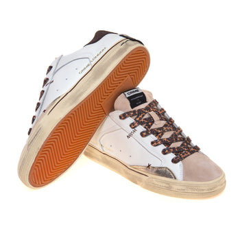 Sneaker Crime London Deconstructed in pelle e camoscio - 4