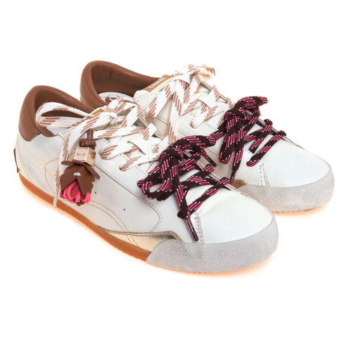 Sneaker Crime London Sneakerina in pelle - 2