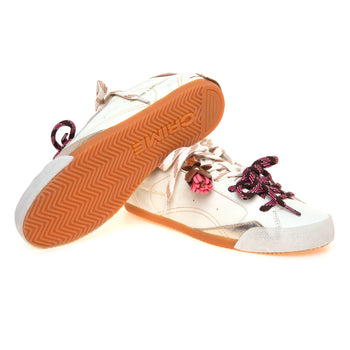 Sneaker Crime London Sneakerina in pelle - 4