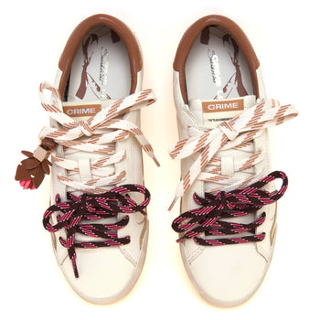 Sneaker Crime London Sneakerina in pelle - 5