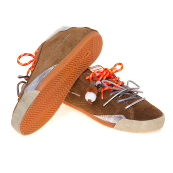 Sneaker low profile Crime London Sneakerina in camoscio con fodera teddy - 4