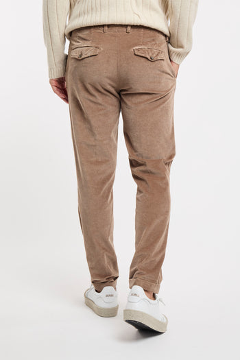 Pantalone Myths in velluto millerighe con pence - 5