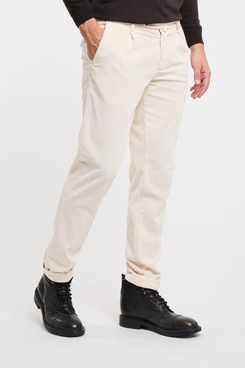 Pantalone Myths in velluto millerighe con pence - 4