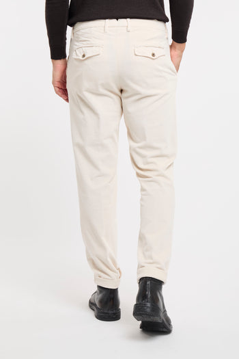 Pantalone Myths in velluto millerighe con pence - 5