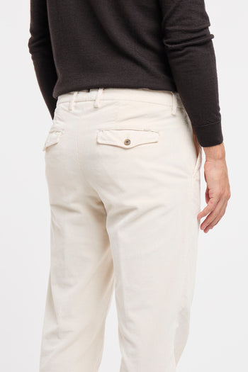 Pantalone Myths in velluto millerighe con pence - 6