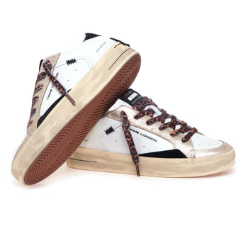 Sneaker Crime London Sk8 Deluxe in pelle - 4