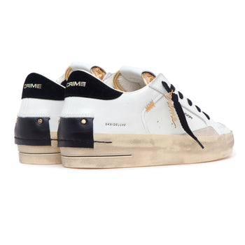 Sneaker Crime London SK8 Deluxe Wedge in pelle - 3
