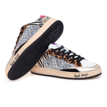Sneaker Crime London Chelsea in pelle tessuto - 4