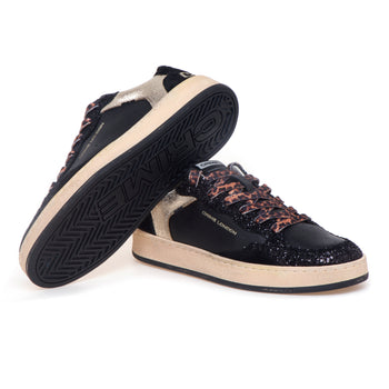Sneaker Crime London Chelsea in pelle e glitter - 4