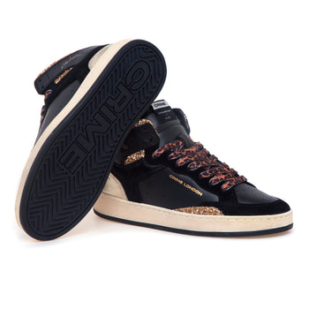 Sneaker Crime London "Chelasea Hi" in pelle - 4