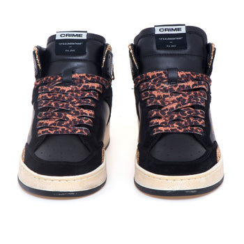 Sneaker Crime London "Chelasea Hi" in pelle - 5
