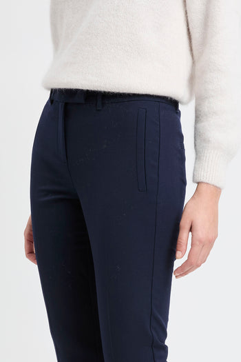 Pantalone chino Marella "Opaco" in tessuto stretch - 4