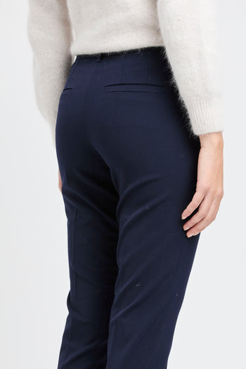 Pantalone chino Marella "Opaco" in tessuto stretch - 7