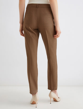 Pantalone chino Marella "Opaco" in tessuto stretch - 3