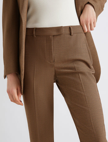 Pantalone chino Marella "Opaco" in tessuto stretch - 5
