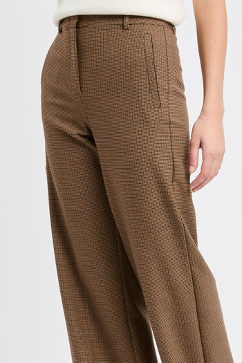 Pantalone a palazzo Marella "Tales" in tessuto con piega - 3