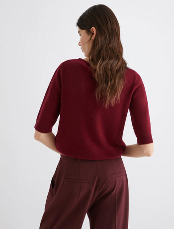 Maglia Marella "Manto" in cashmere con manica a 3/4 - 3