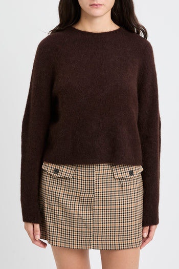 Maglia girocollo Marella "Tania" in alpaca stretch - 3