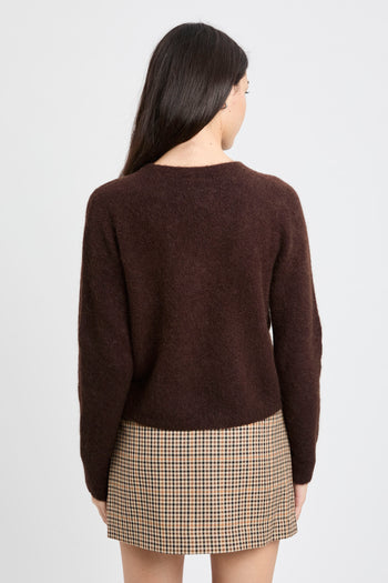 Maglia girocollo Marella "Tania" in alpaca stretch - 6