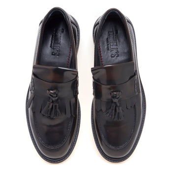 Mocassino tassel con frange Pawelk's in pelle spazzolata - 5