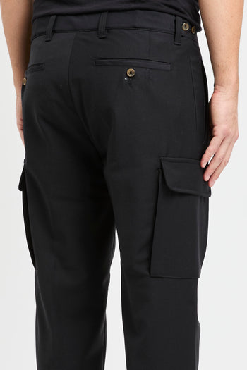 Pantalone cargo sartoriale Myths in misto lana - 6