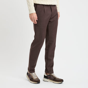 Pantalone chino Myths in misto lana - 7