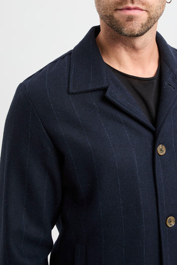 Giacca Myths in misto lana gessato - 6